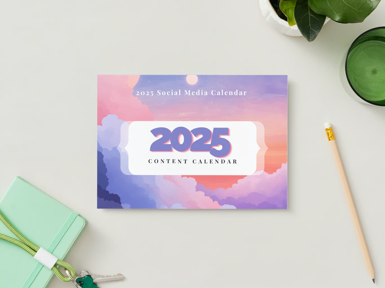 2025 Social Media Content Planner Bundle (Instant Download)
