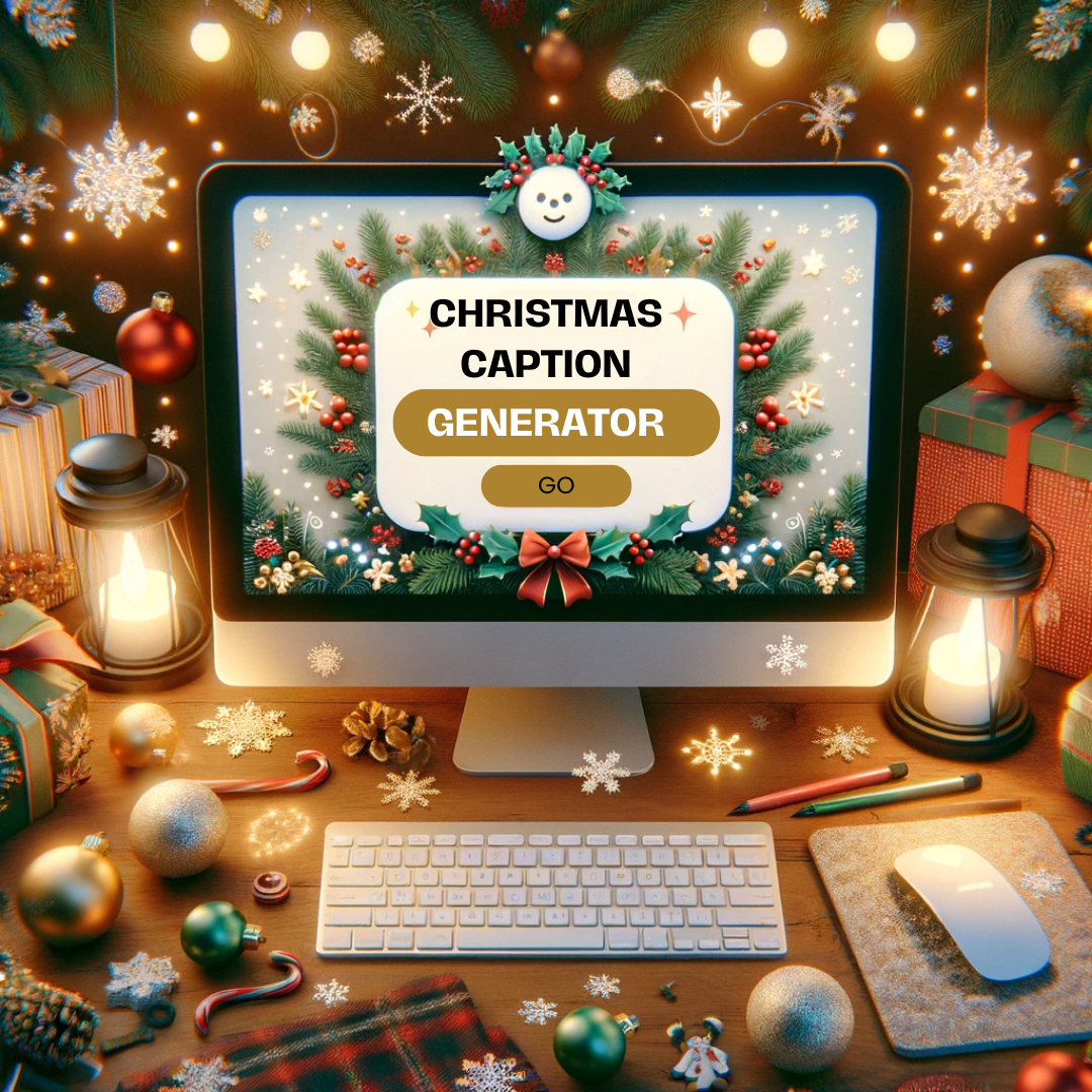 Christmas Instagram Caption Generator My Social Media Planner