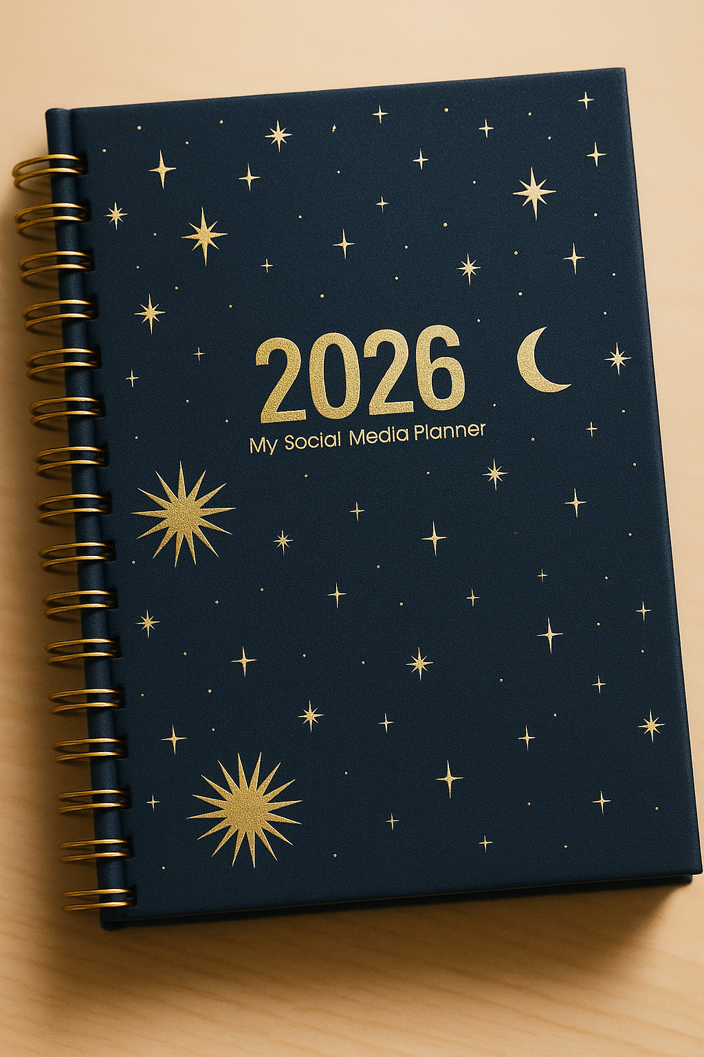 2026 Social Media Planner and Diary + Awareness Dates - Celestial Glow