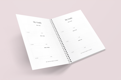 2025 Social Media Planner and Diary + Awareness Dates - Dreamy Clouds Design