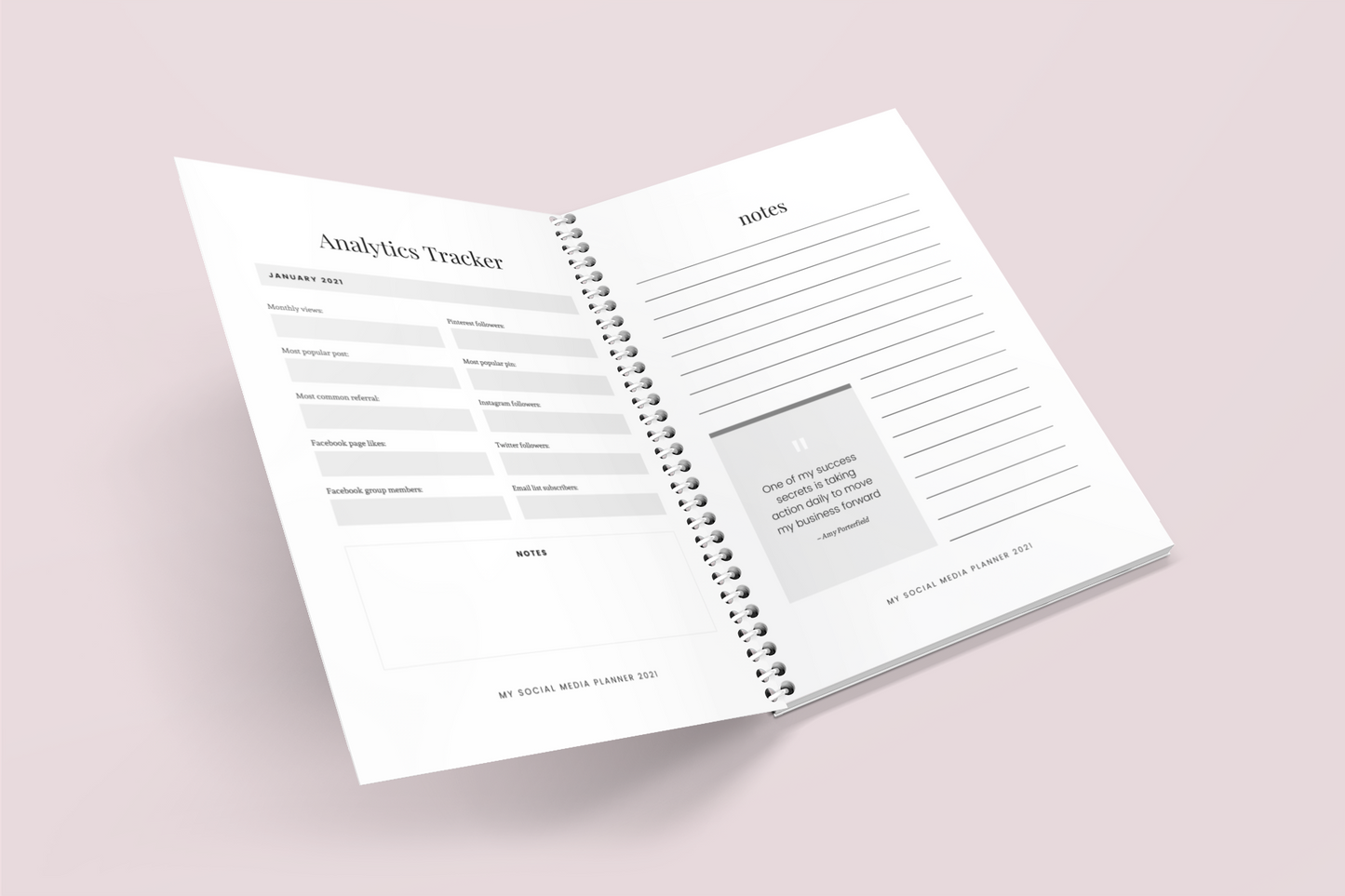 2025 Social Media Planner and Diary + Awareness Dates - Dreamy Clouds Design