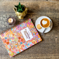 Social Media Content Planner and Workbook Bright Florals (Undated)