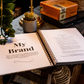 Social Media Content Planner and Workbook Sunflower Design (Undated)