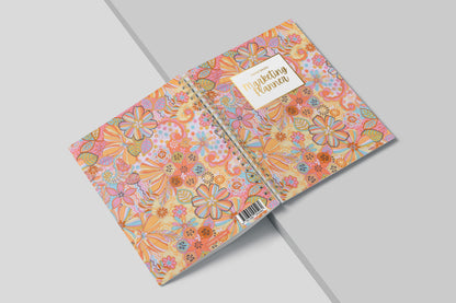 2024 Social Media Content Planner and Workbook Bright Florals