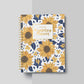 Social Media Content Planner and Workbook Sunflower Design (Undated)