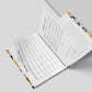 Social Media Content Planner and Workbook Sunflower Design (Undated)